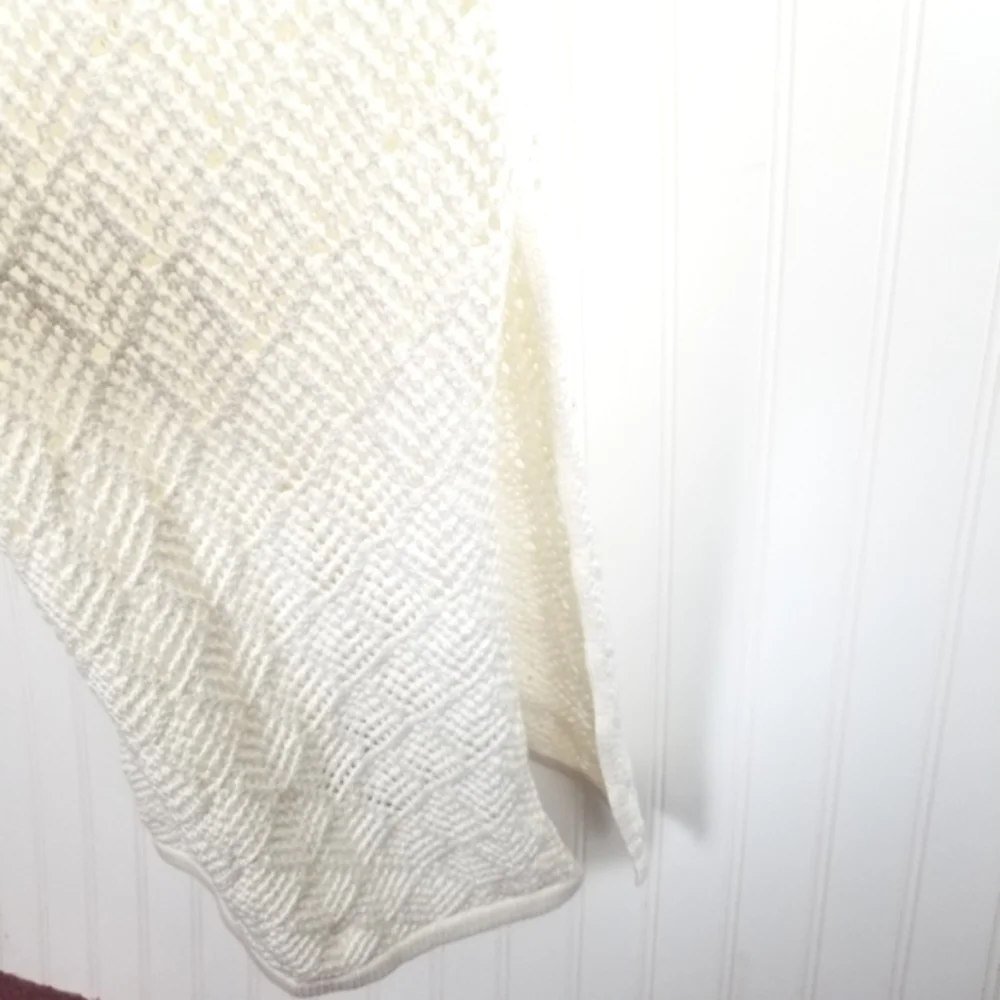 The Drop NWT Womens Ritu Crochet Maxi Dress Size XL White Romantic Cottagecore - Picture 6 of 13